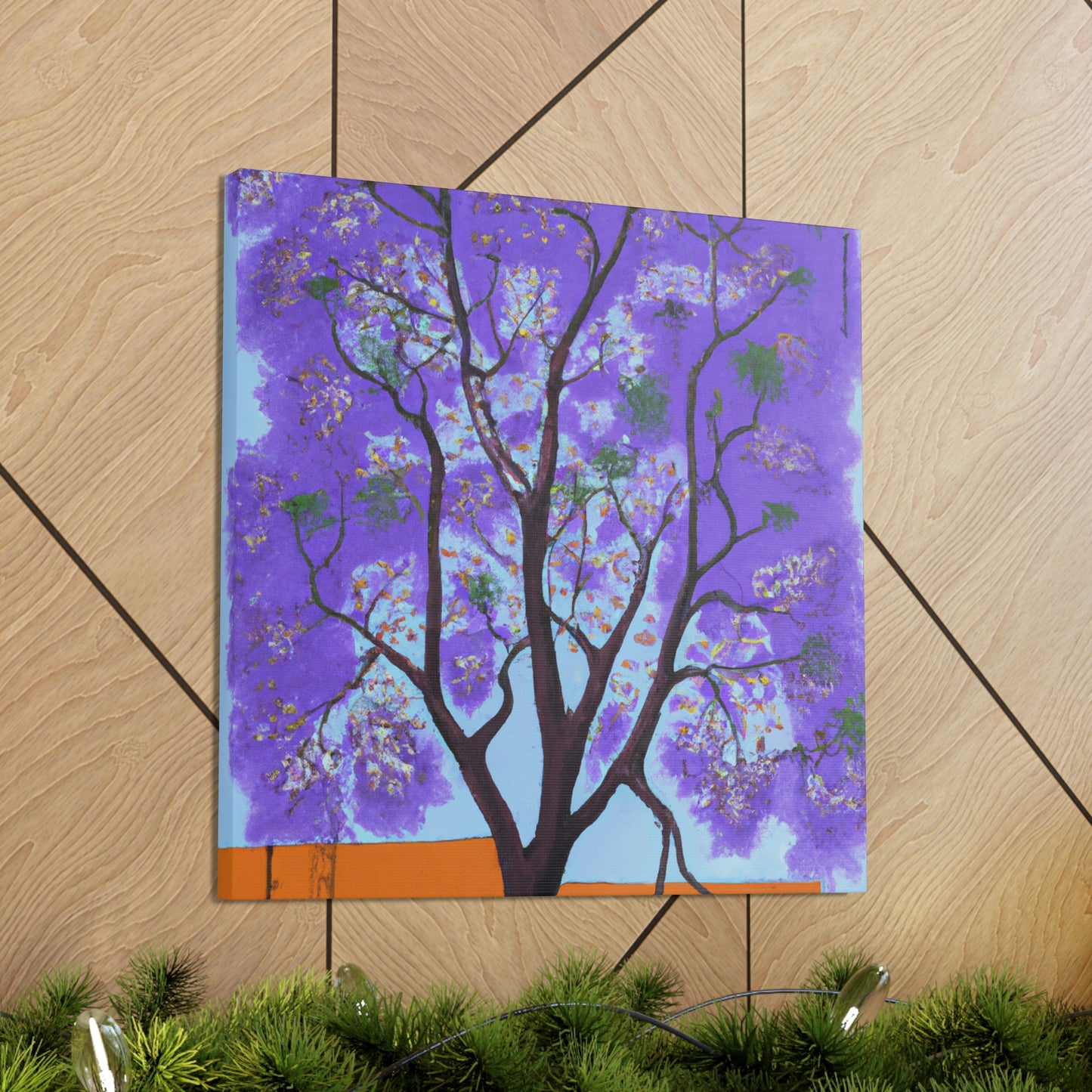 Cascading Jacaranda Joy - Canvas