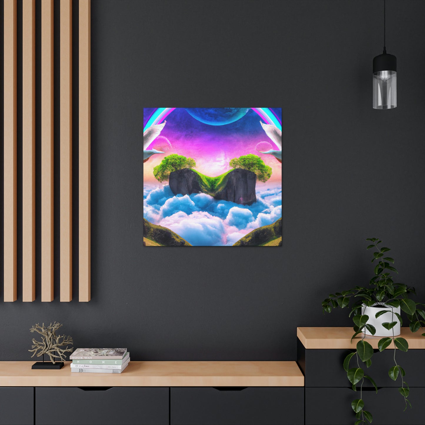 "Dreamy Supernatural Vista" - Canvas