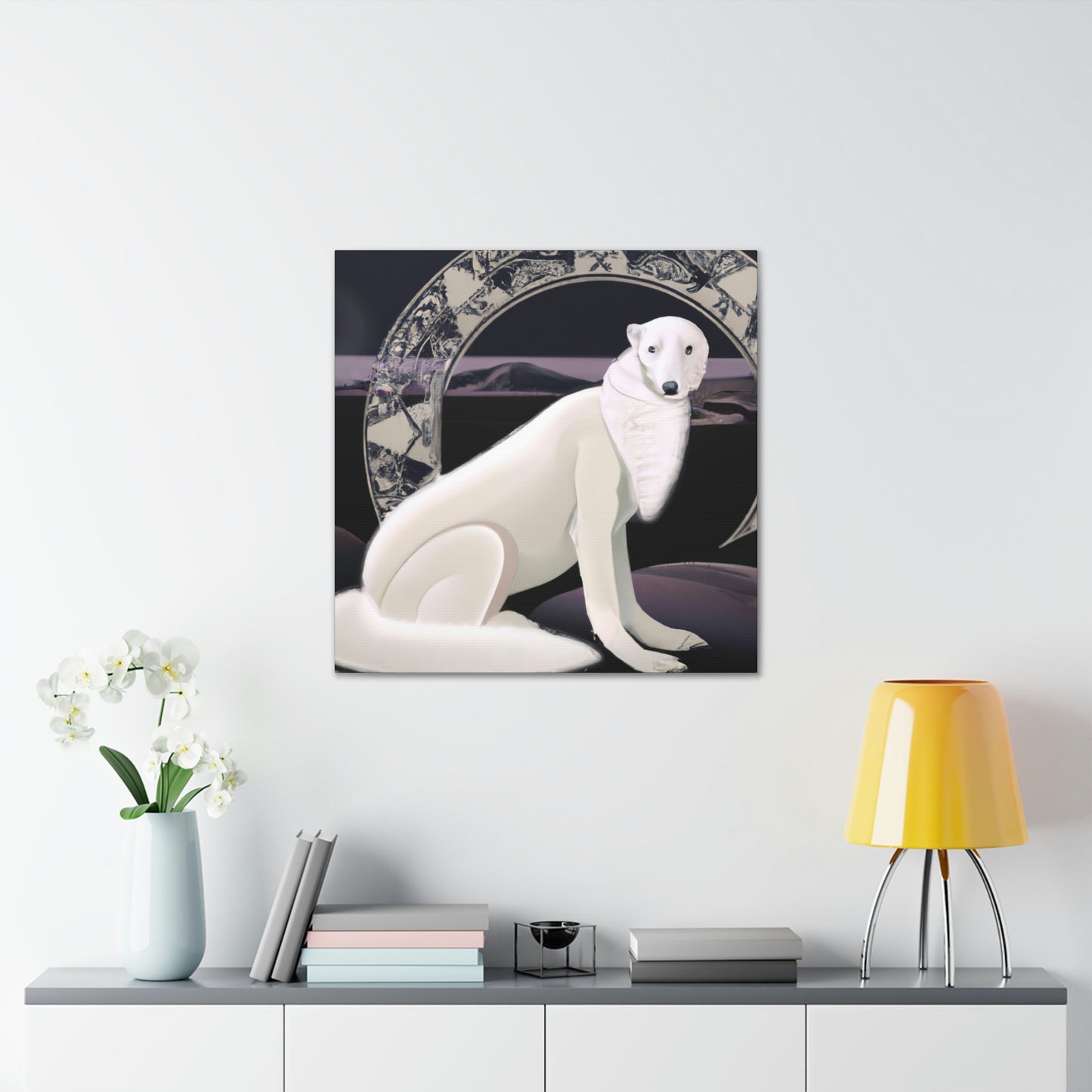 "Ermine In Echoes:1920" - Canvas