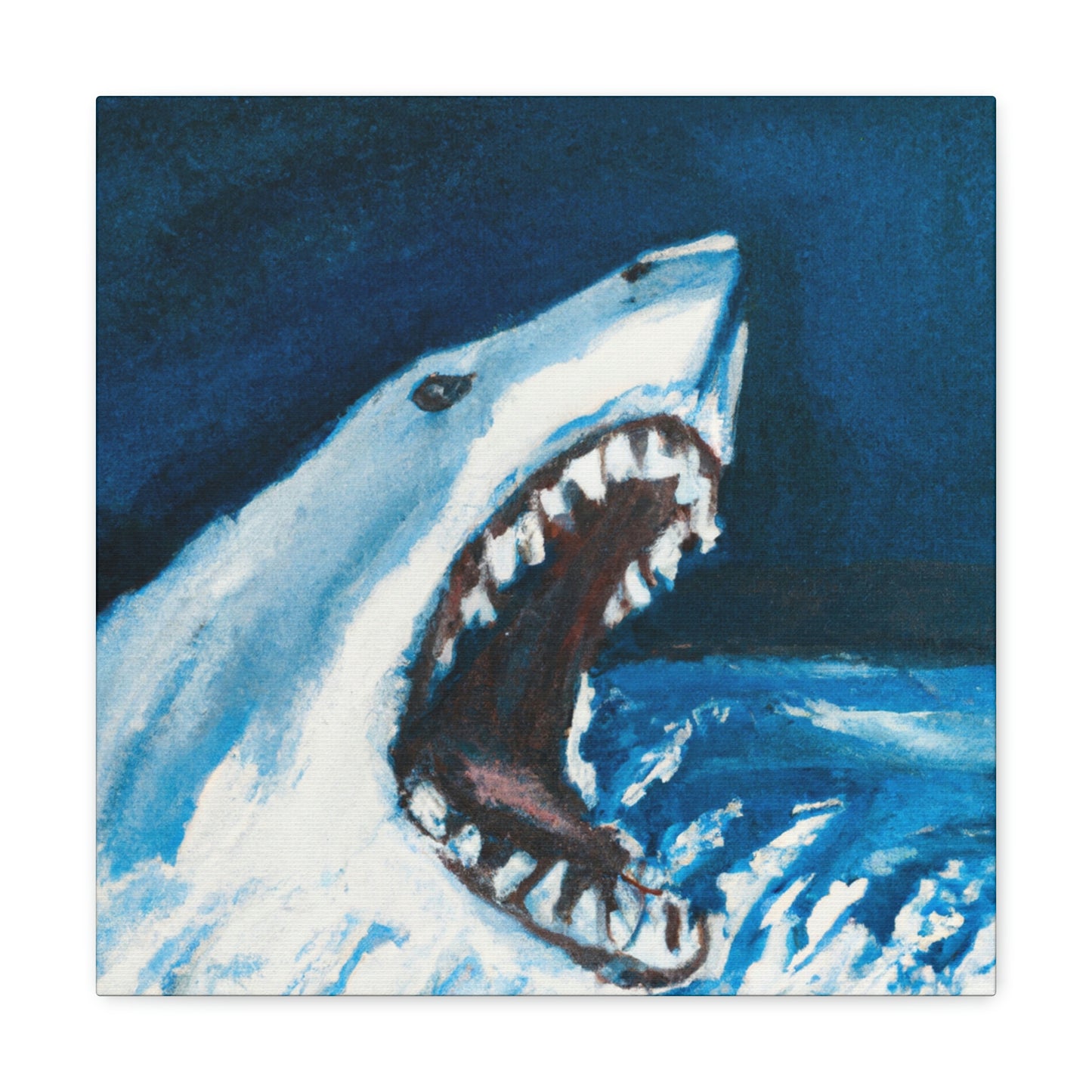 Great White Terror - Canvas