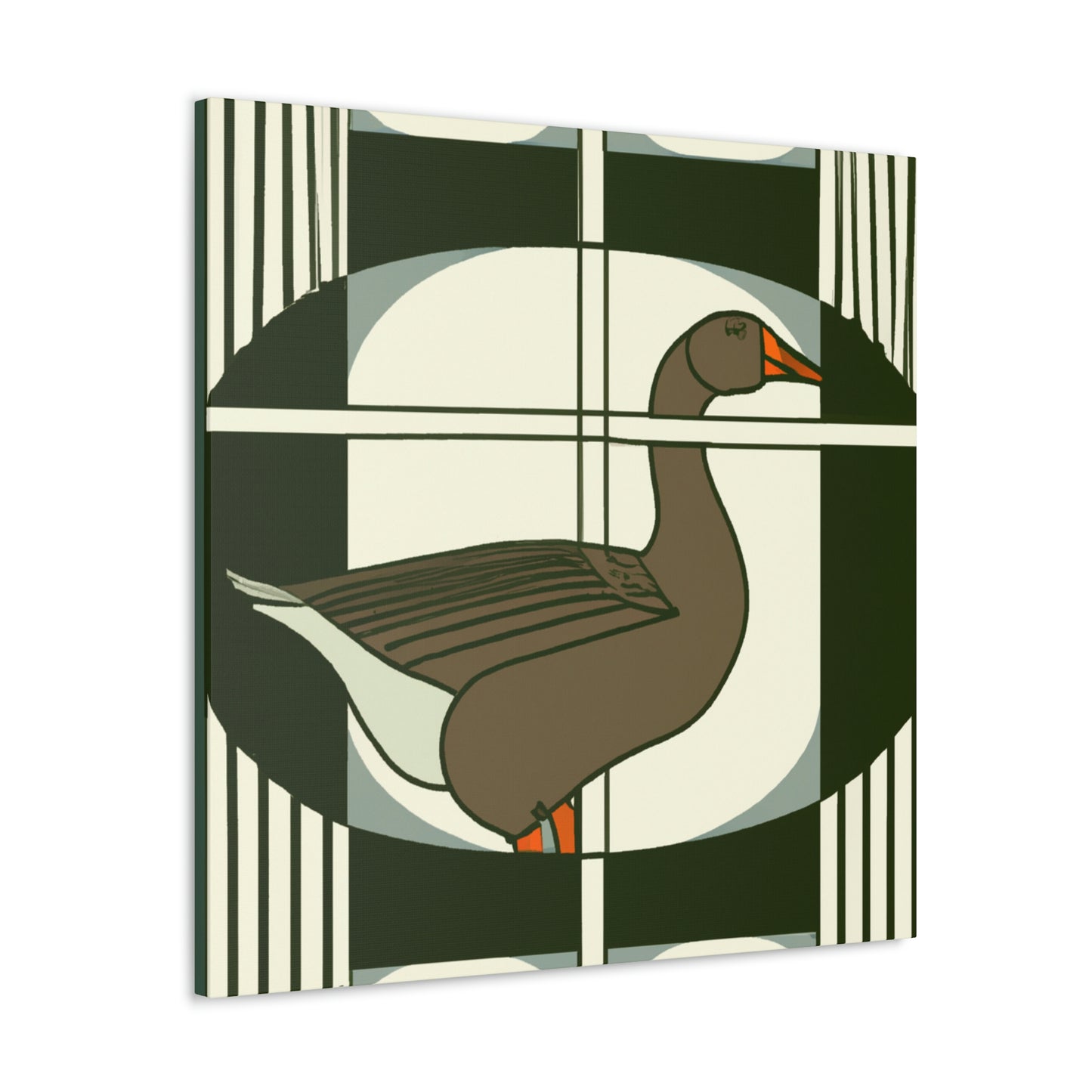 Goose in Deco Style - Canvas