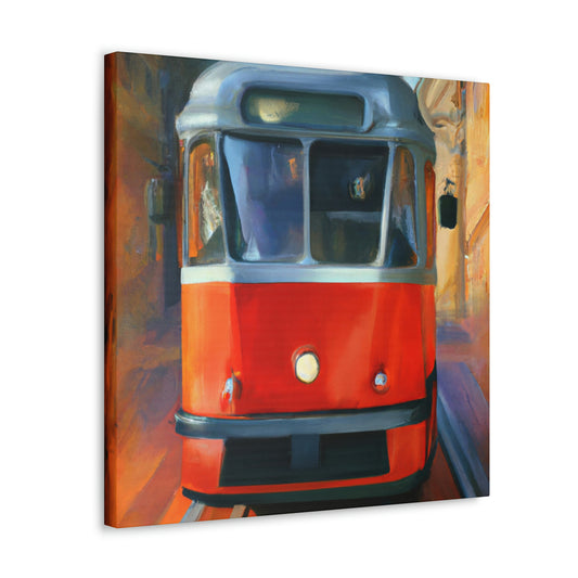 "Tram Ride in Time" - Canvas