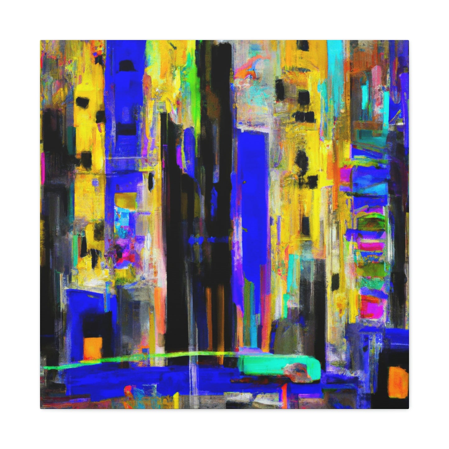 "Art Deco Abstraction" - Canvas