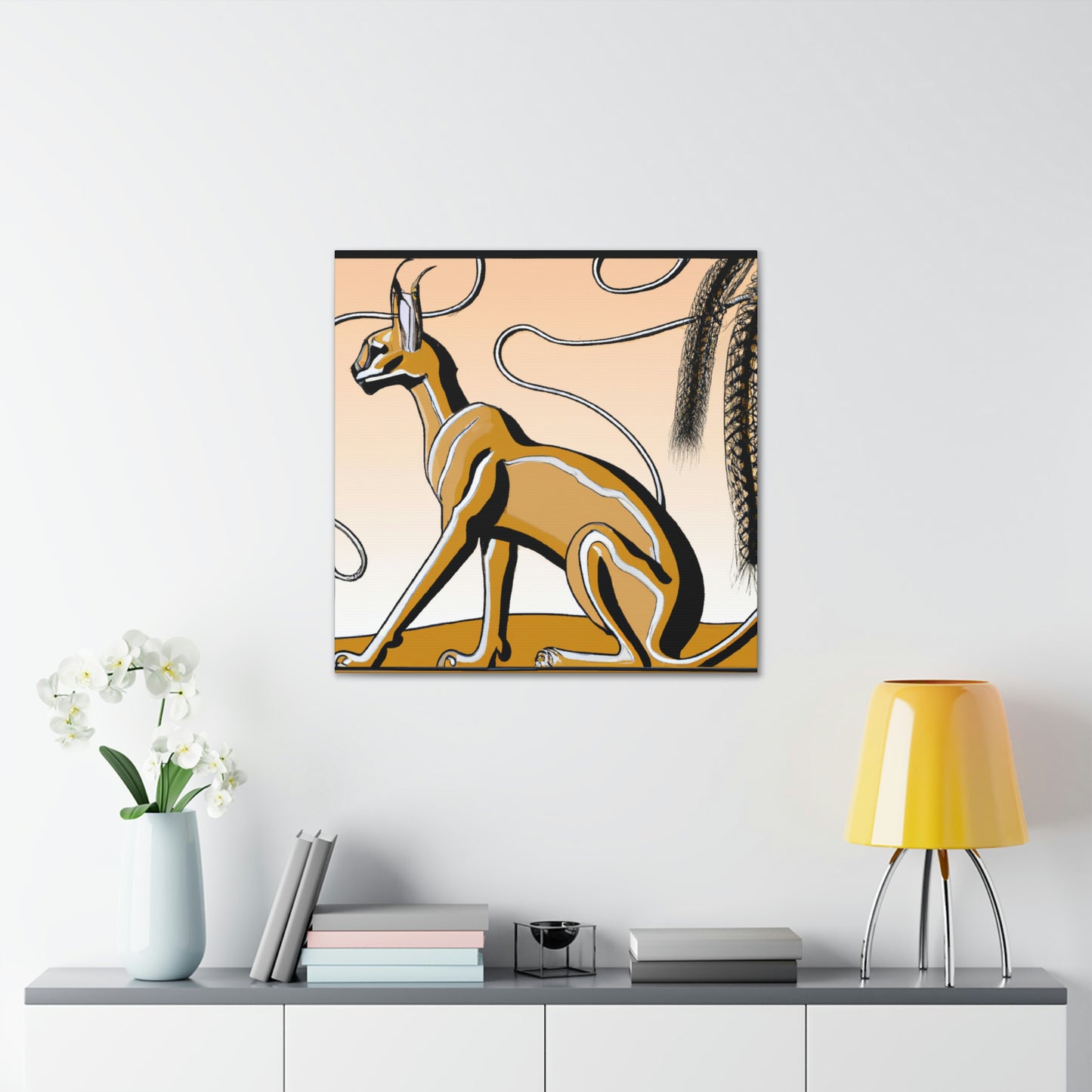 "Caracal Majestic Majesty" - Canvas