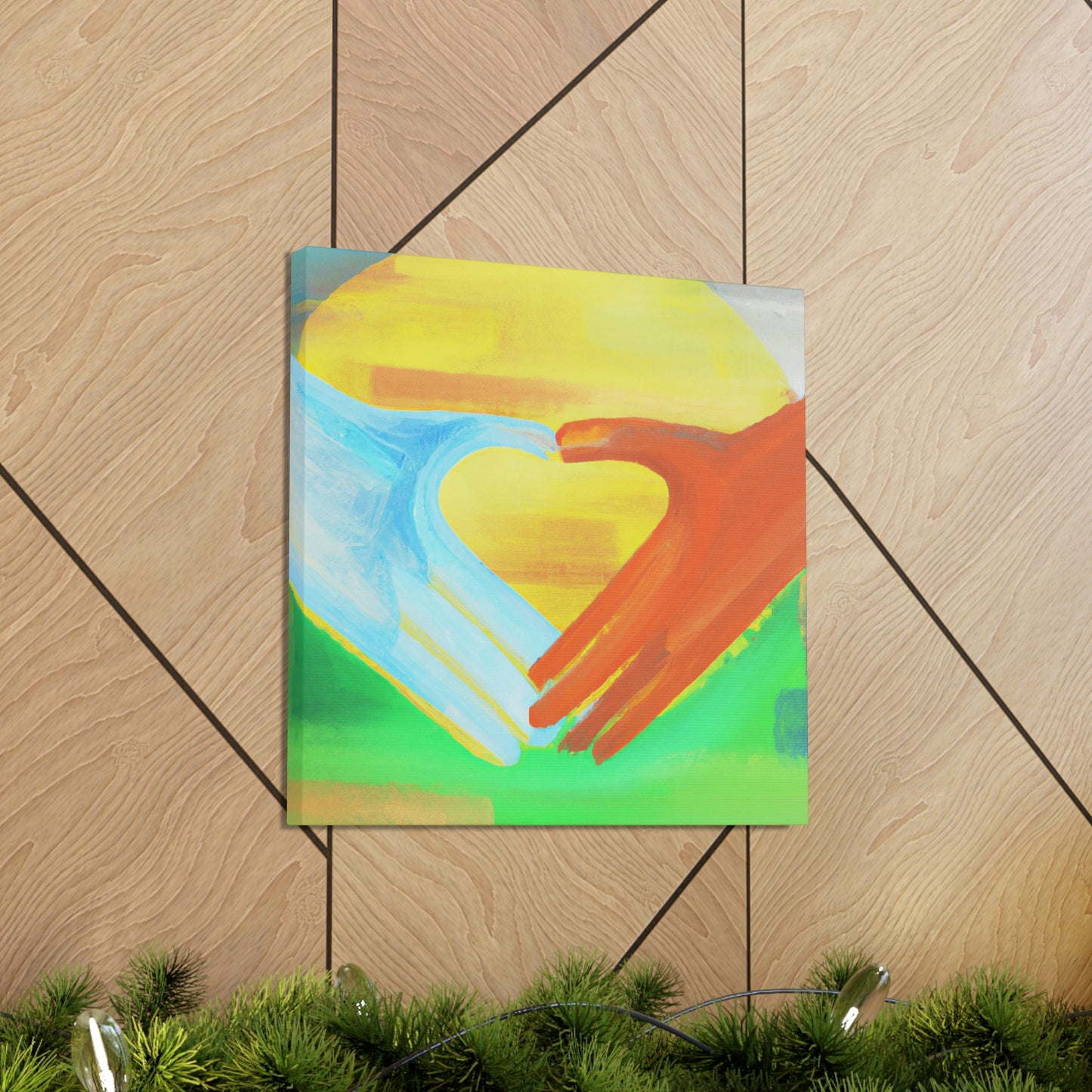 United Through Hands - Canvas