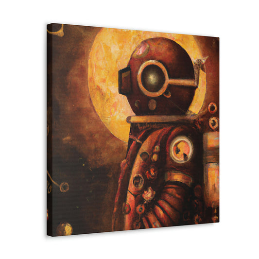 "Steampunk In a Spacesuit" - Canvas