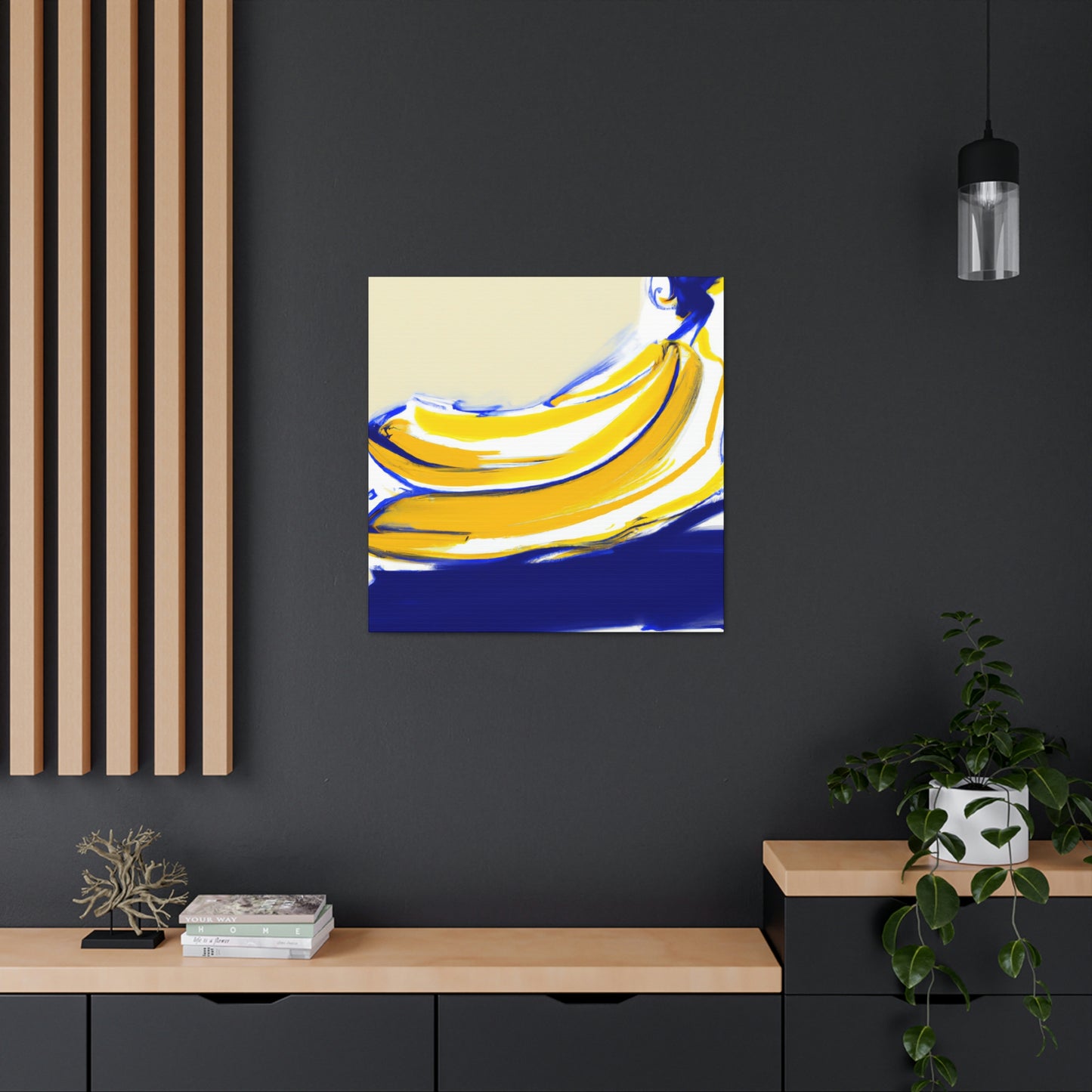 "Banana in Expressionism" - Canvas