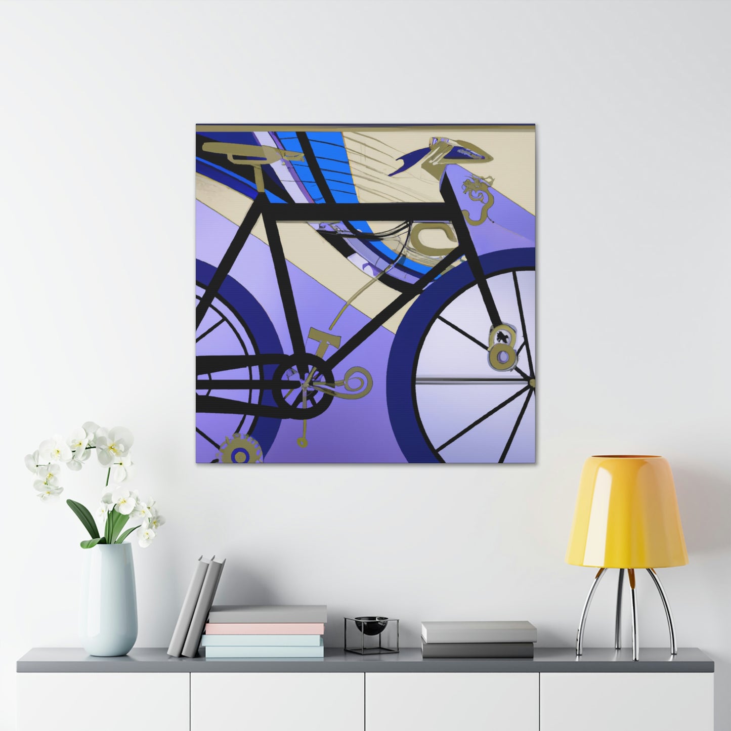 "Wheeling Through Time" - Canvas