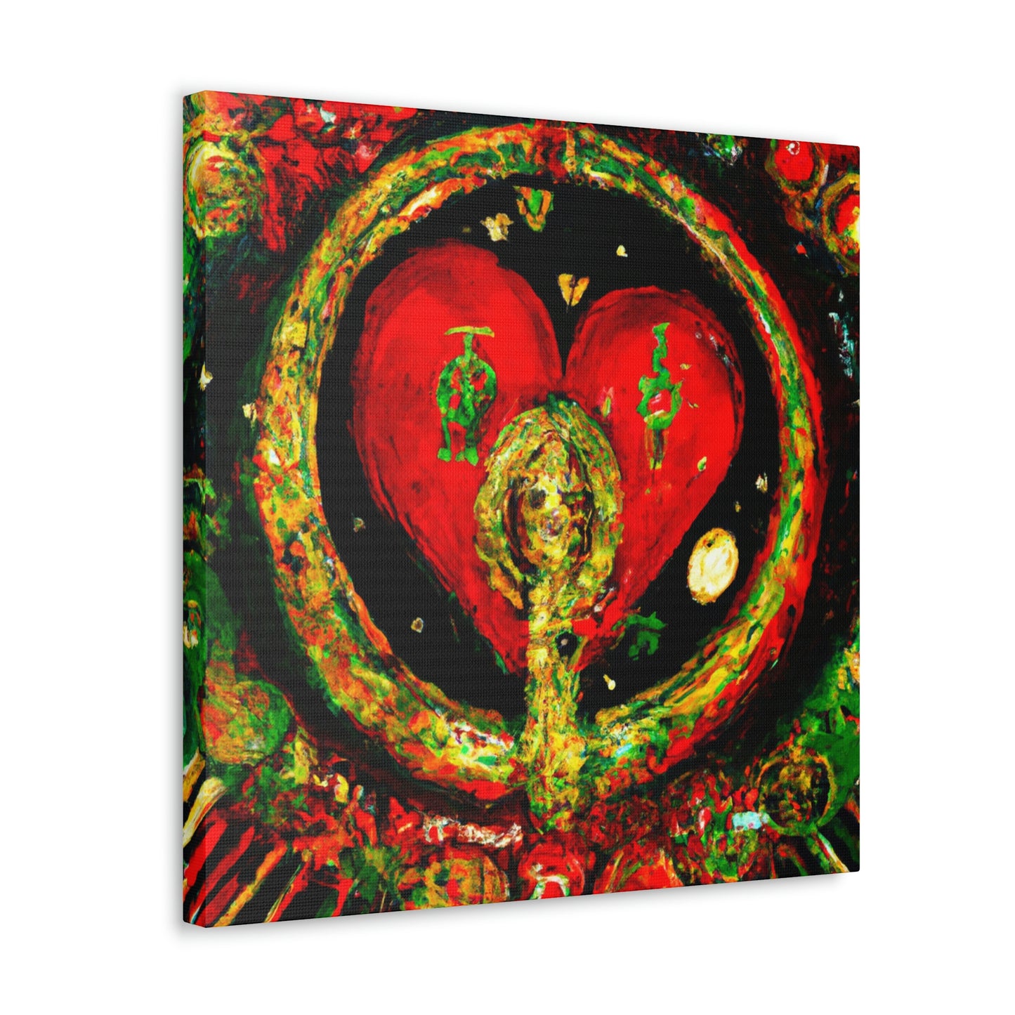 Love's Radiant Halo - Canvas