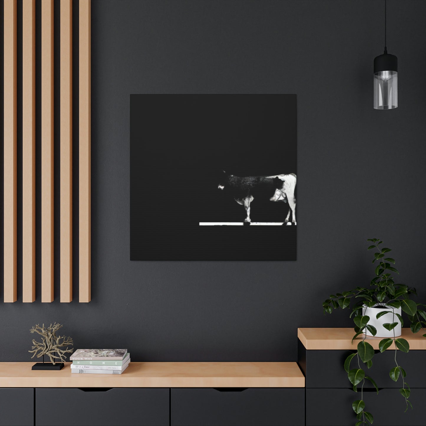 Milk Cow Simplicity - Canvas