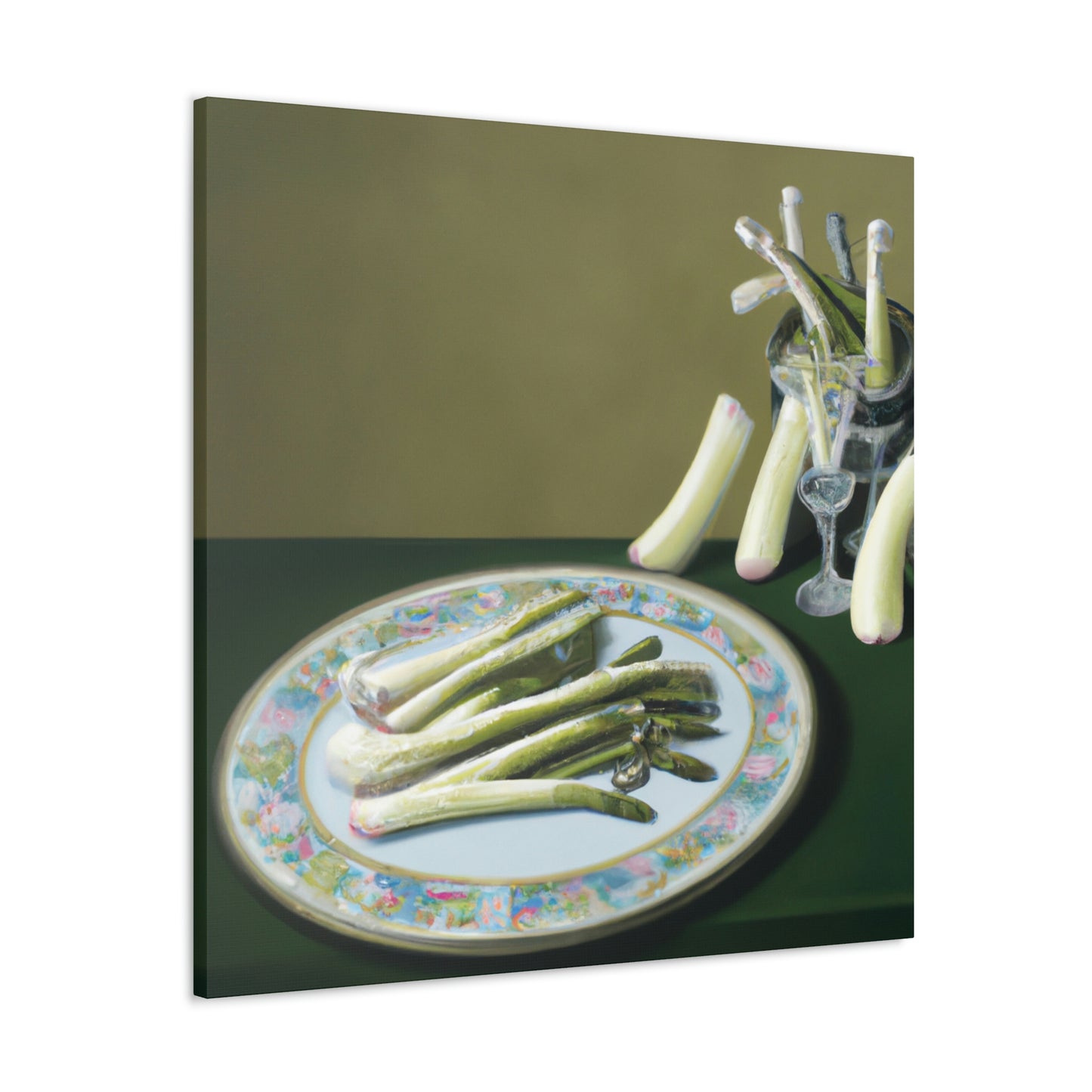 "The Asparagus Harvest" - Canvas