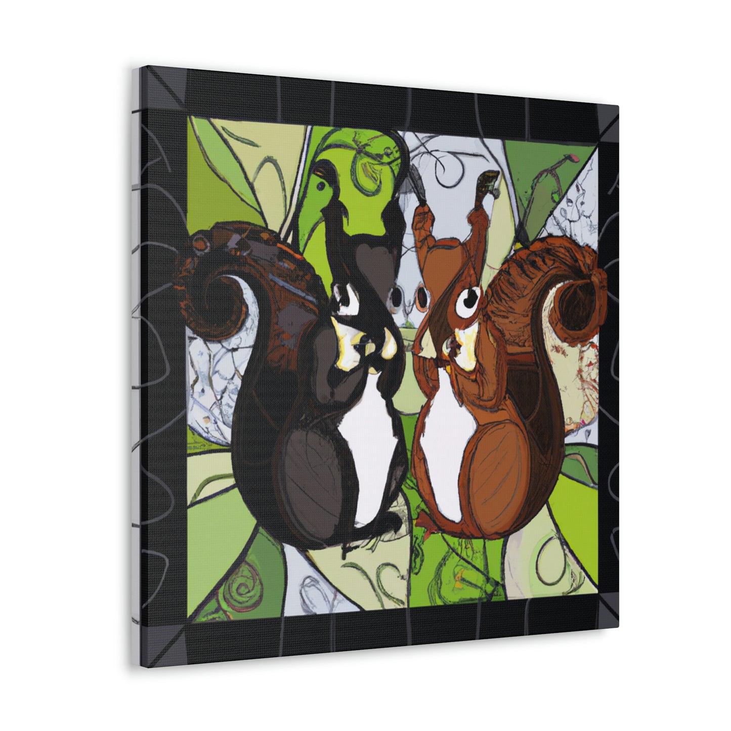 Squirrels in Motion - Canvas