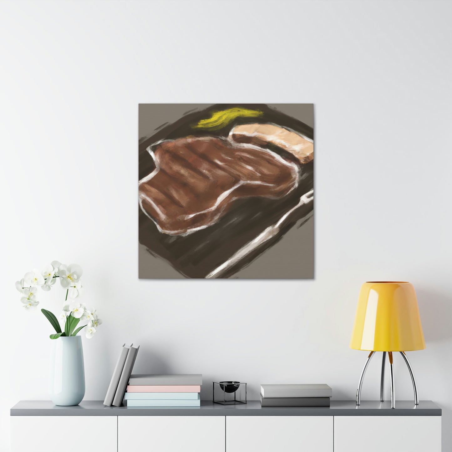 "Steak Barbecue Delights" - Canvas