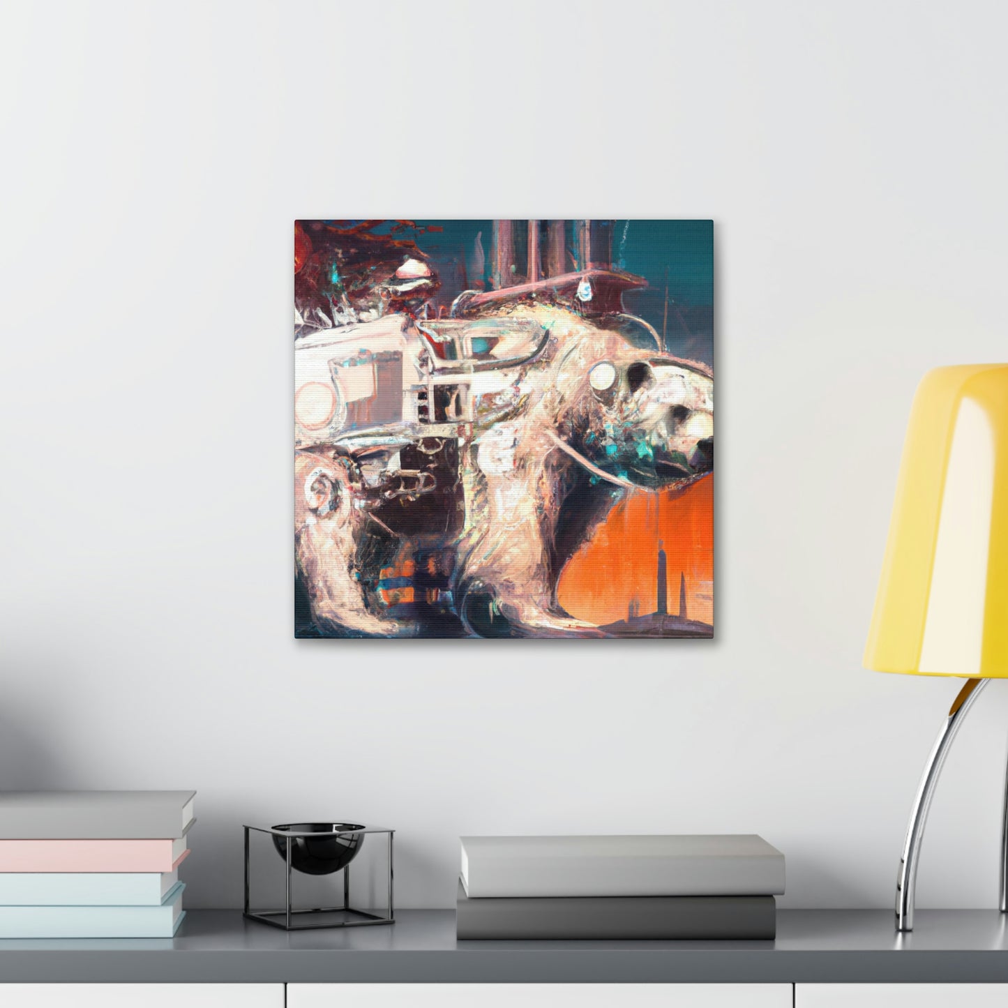 Polar Bear Mechanical Maker - Canvas