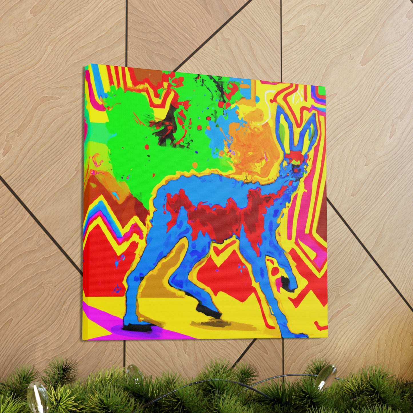 "Caracal in Nature's Den" - Canvas