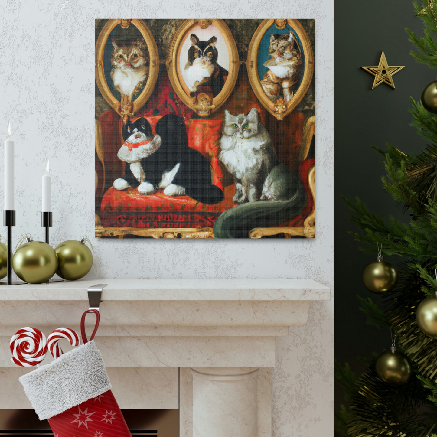 Cats in Splendor - Canvas