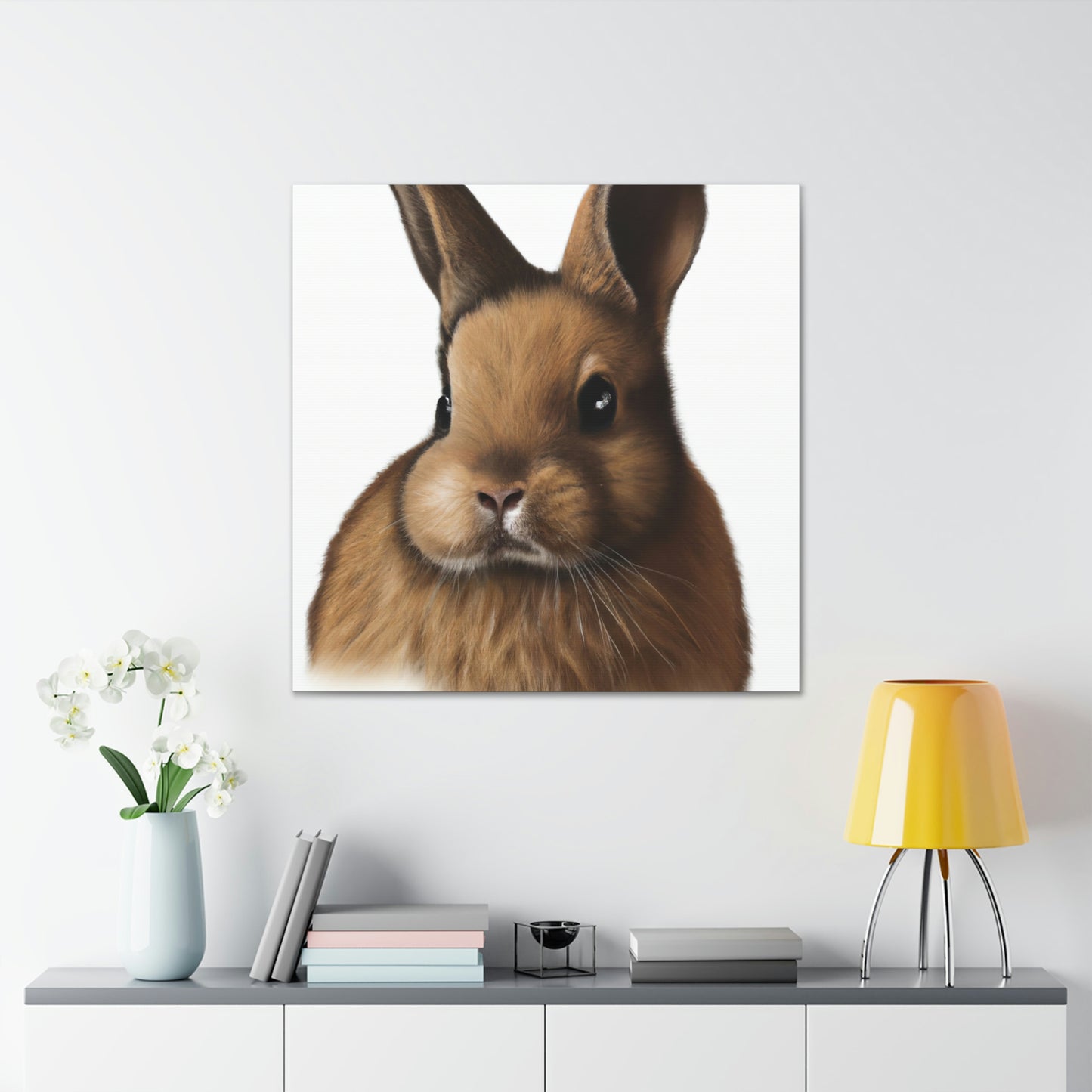 "Rabbit in Springtime" - Canvas