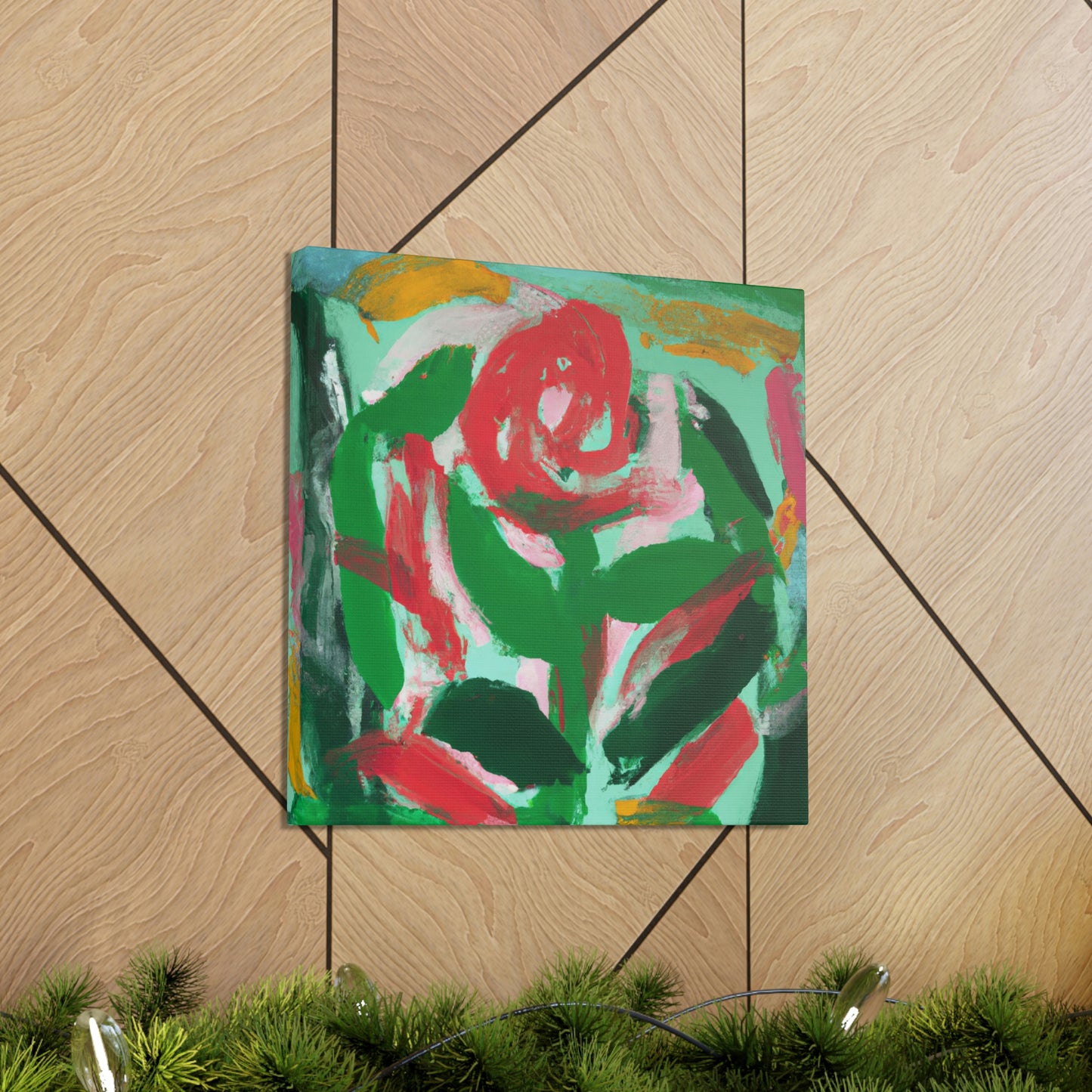 "Rose in Expressionism Era" - Canvas