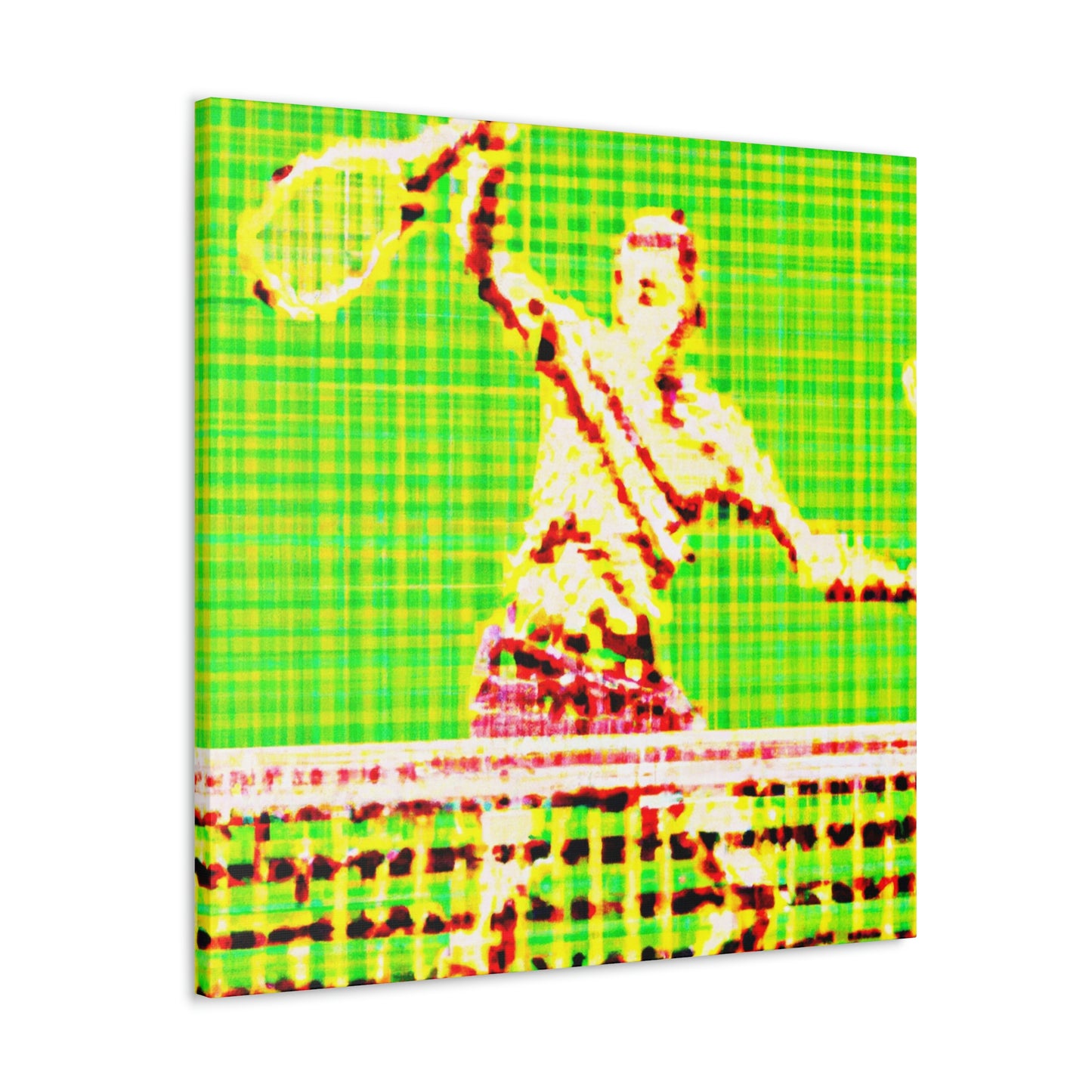 Tennis Pointillist Piece - Canvas