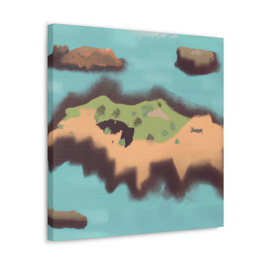 Tropical Island Oasis - Canvas