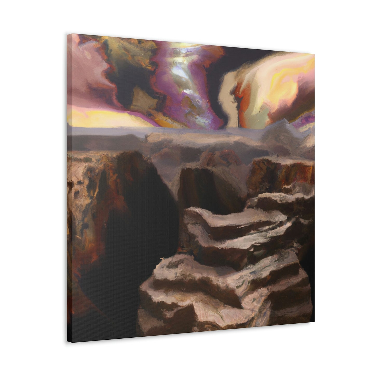 Canyon Awaits Mystery - Canvas