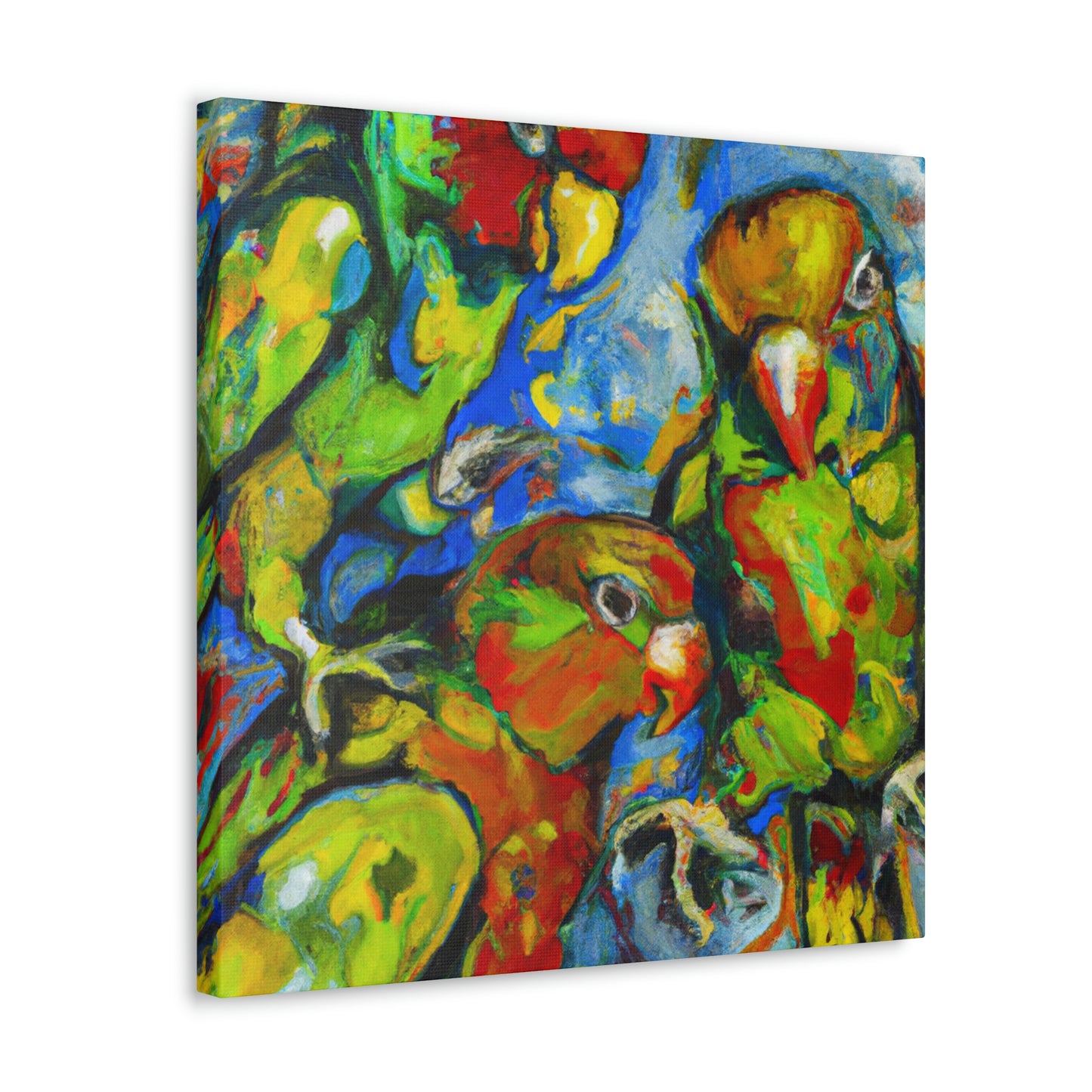 "Conures in a Dreamscape" - Canvas