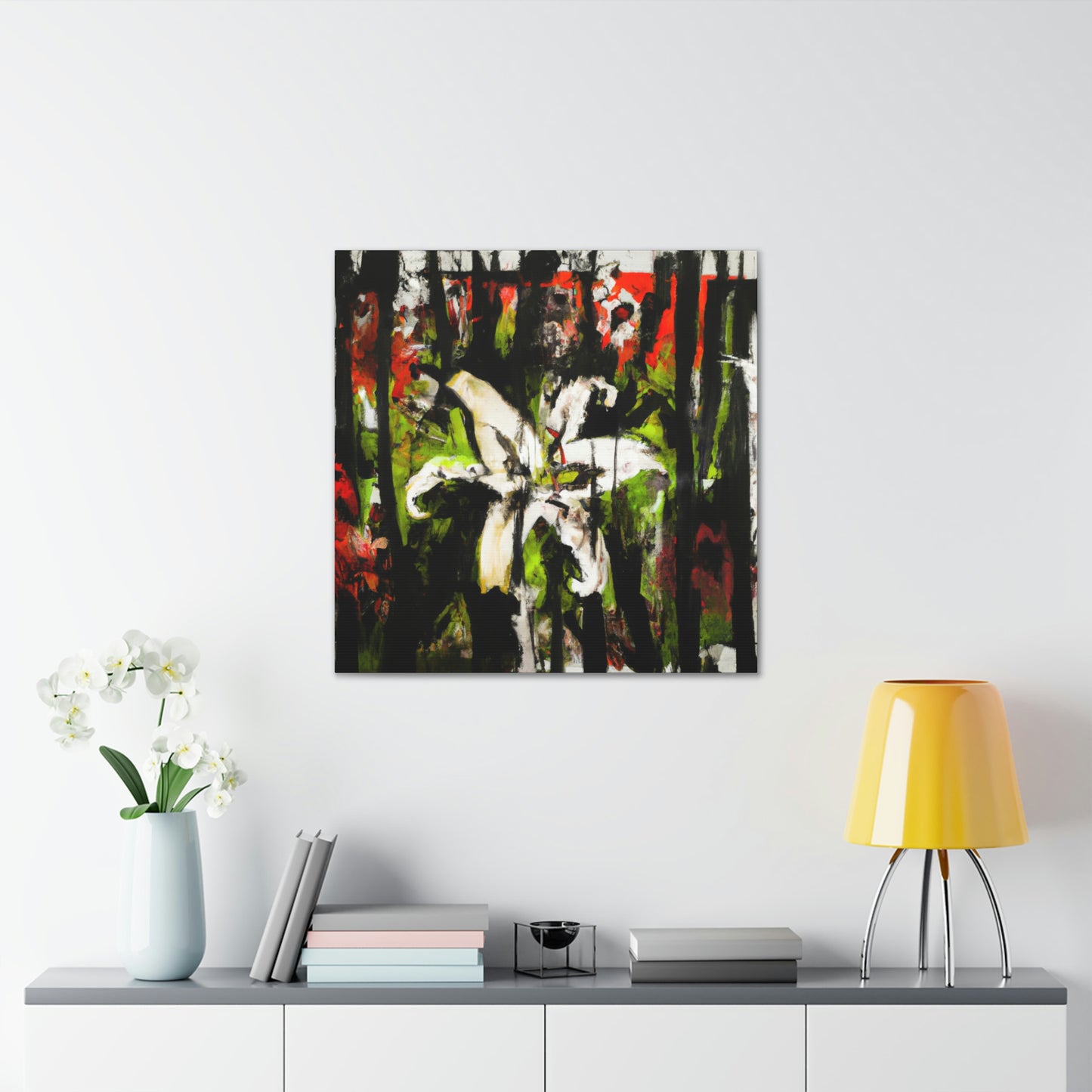 Lily in Expressionism - Canvas