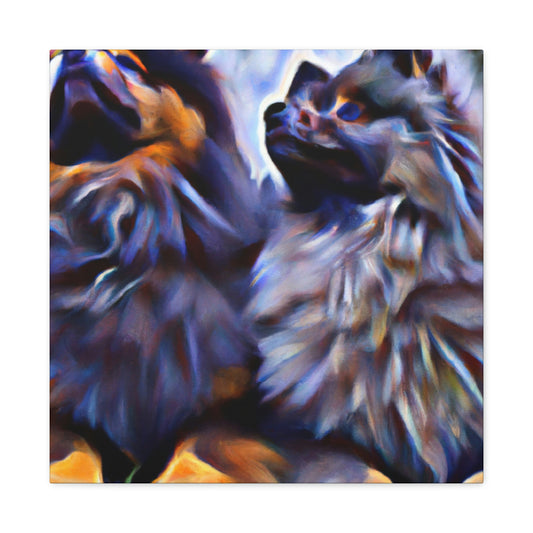 Keeshond in Dreamscape - Canvas