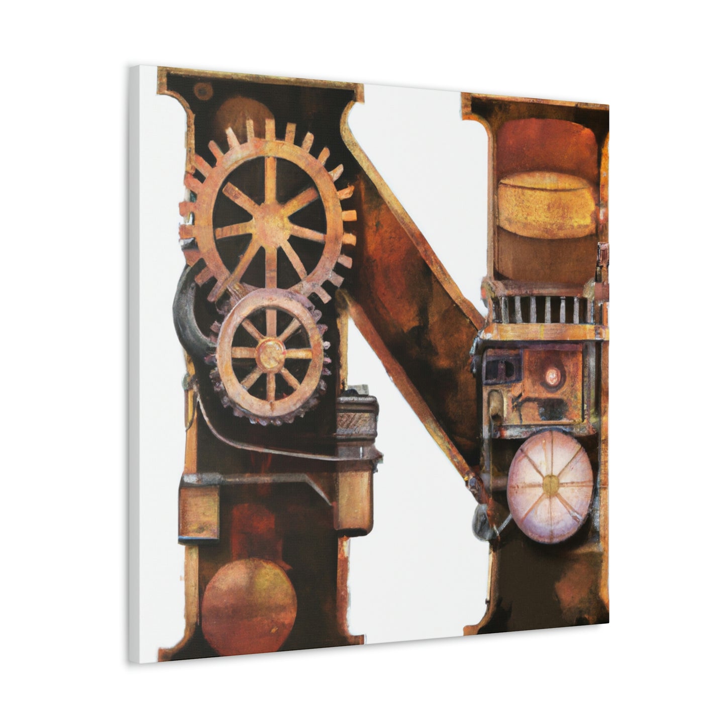 Steampunk Time Machine - Canvas