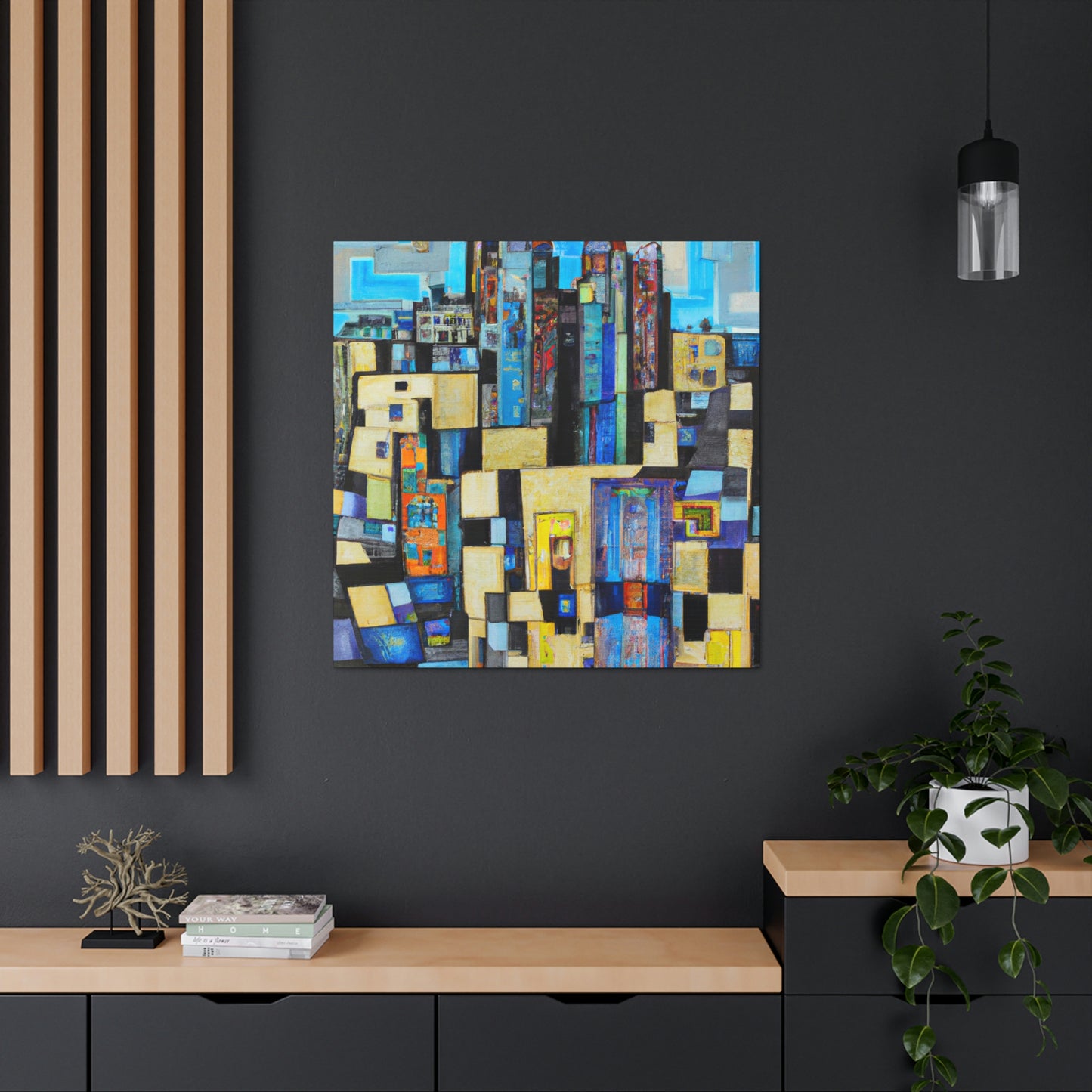 "Deco Expressionist Dream" - Canvas