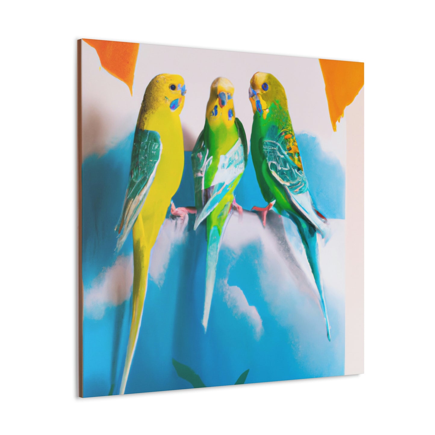 "Parakeet Abstractions," - Canvas