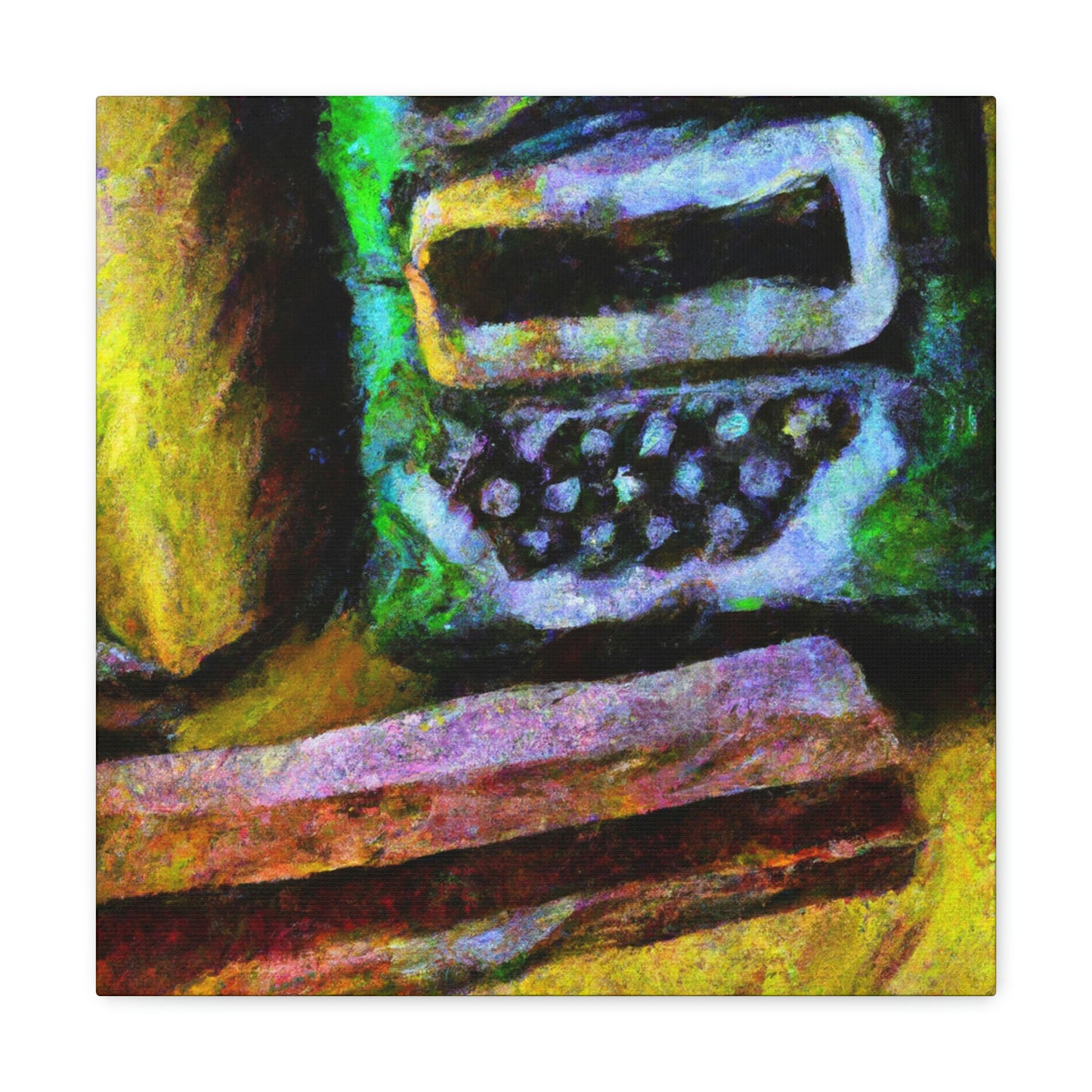 Harmonica in Expressionism - Canvas