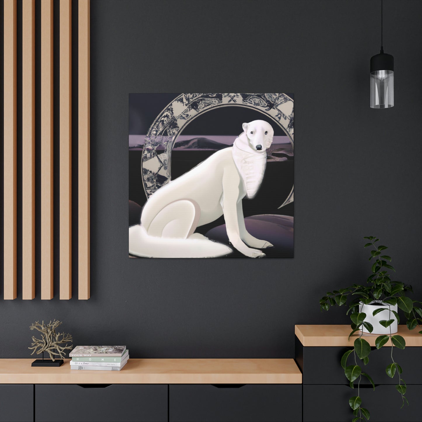 "Ermine In Echoes:1920" - Canvas