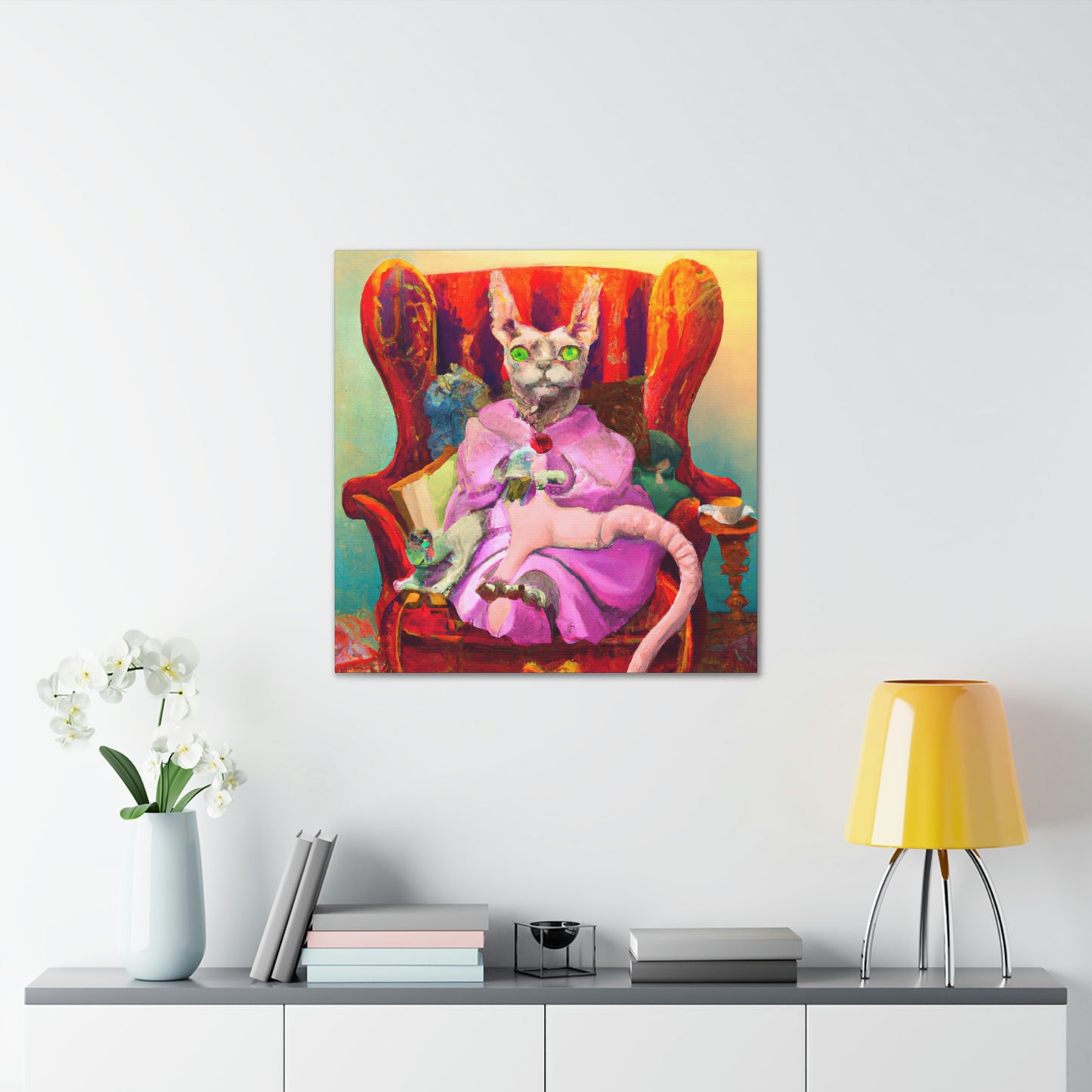 "Mysterious Sphynx Revealed" - Canvas