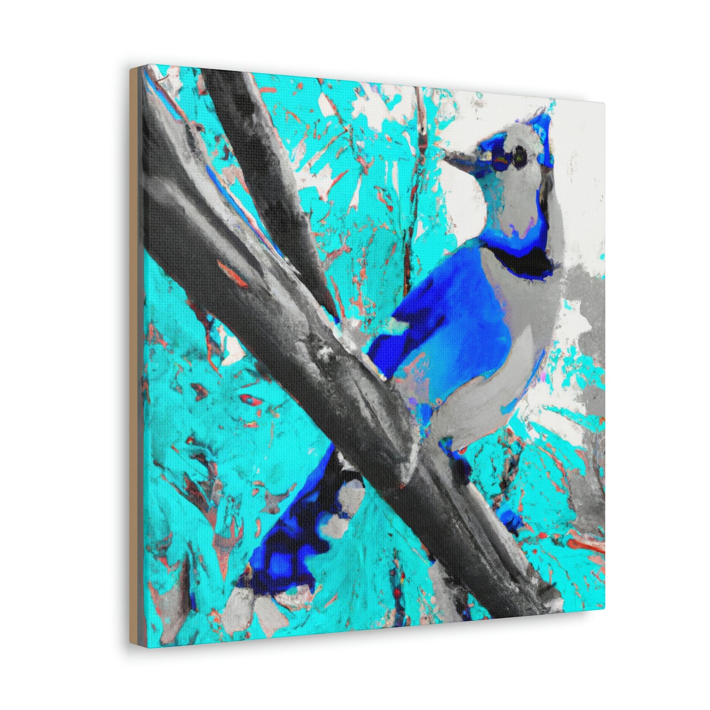 "A Blue Jay's Flight" - Canvas