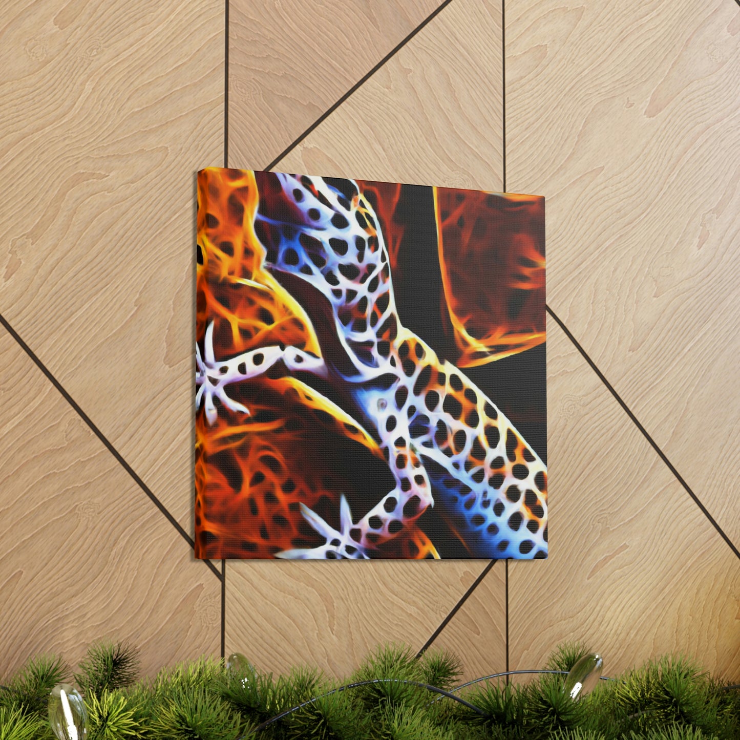 Leopard Gecko Reflection - Canvas