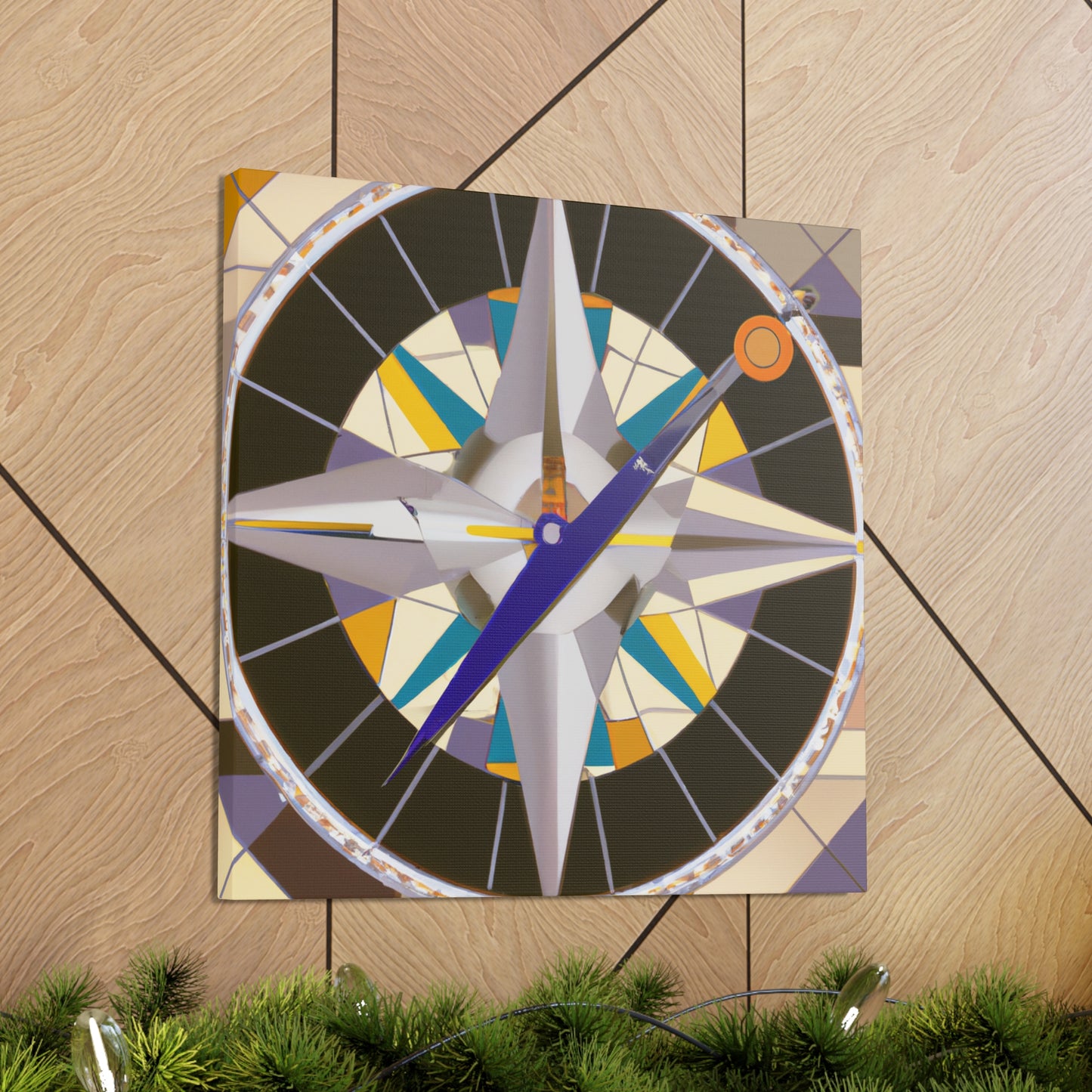 "Compass of Cosmos Glide" - Canvas