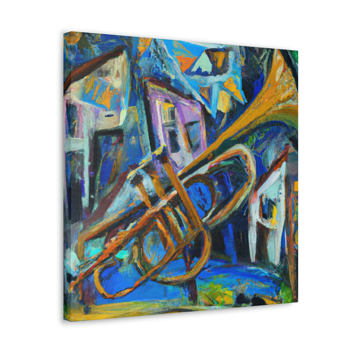 Serenading Trumpet Melody - Canvas