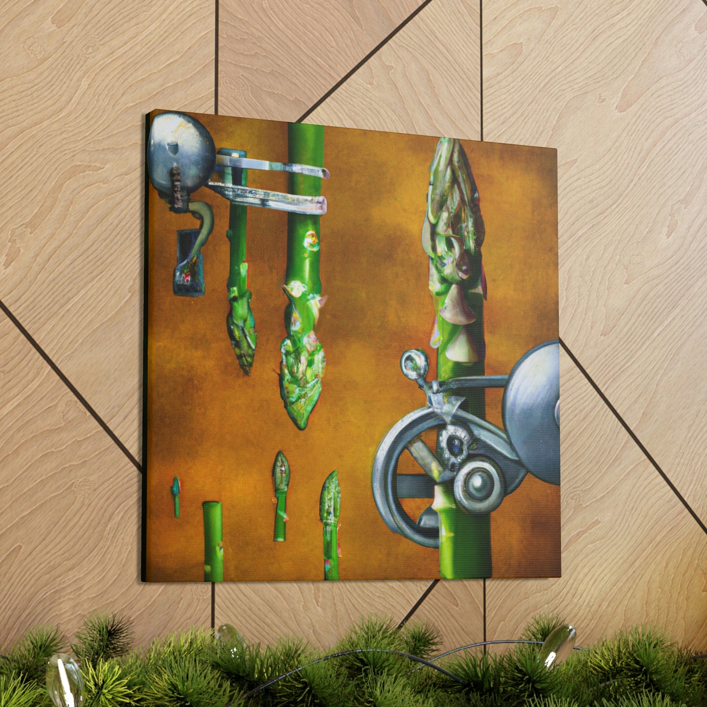 Asparagus in Steampunk - Canvas