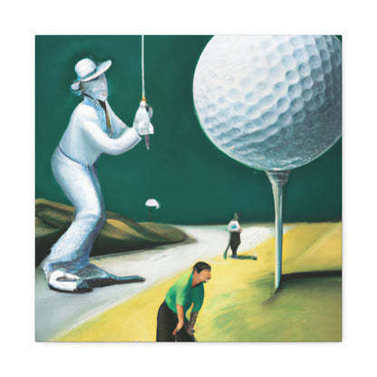 Golfing Through Dreamland - Canvas