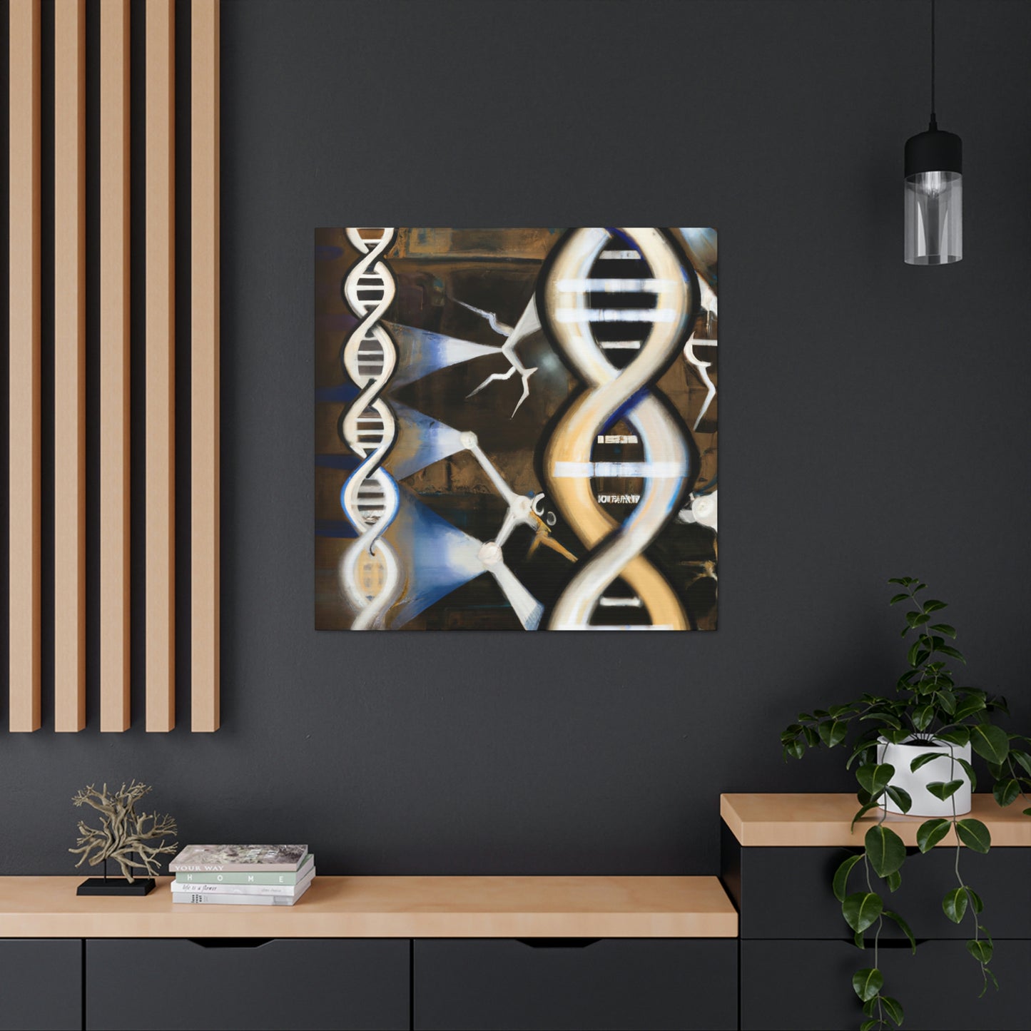 "Deco's DNA Vision" - Canvas