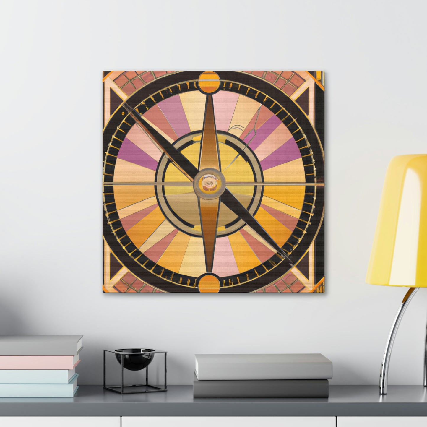 "Compass of Art Deco" - Canvas