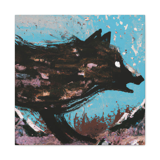 Wolf in the Wilderness - Canvas