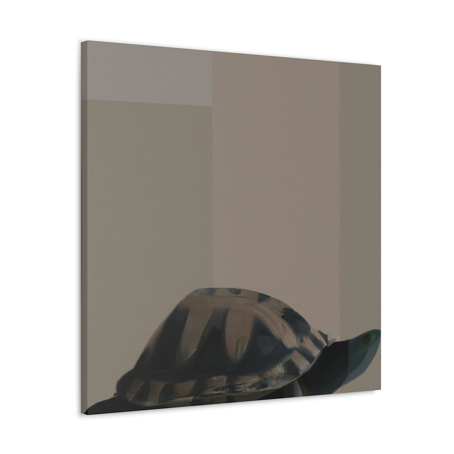 "Box Turtle Reflection" - Canvas