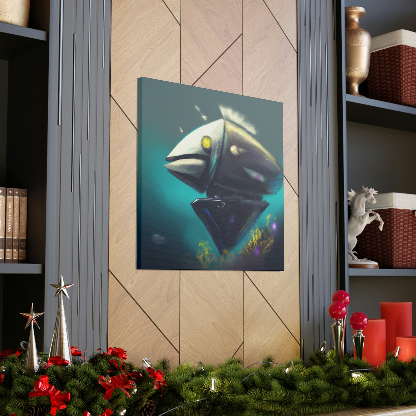 Fish of Simplicity - Canvas