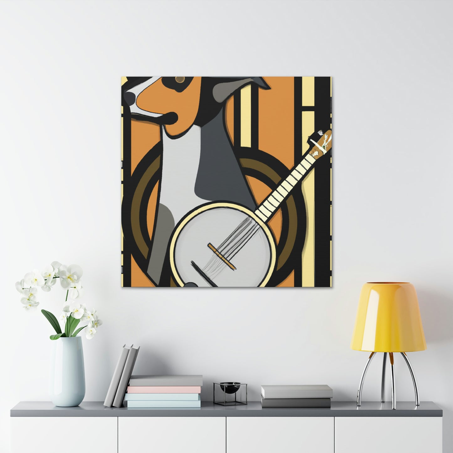 "Banjo of Swingtime" - Canvas