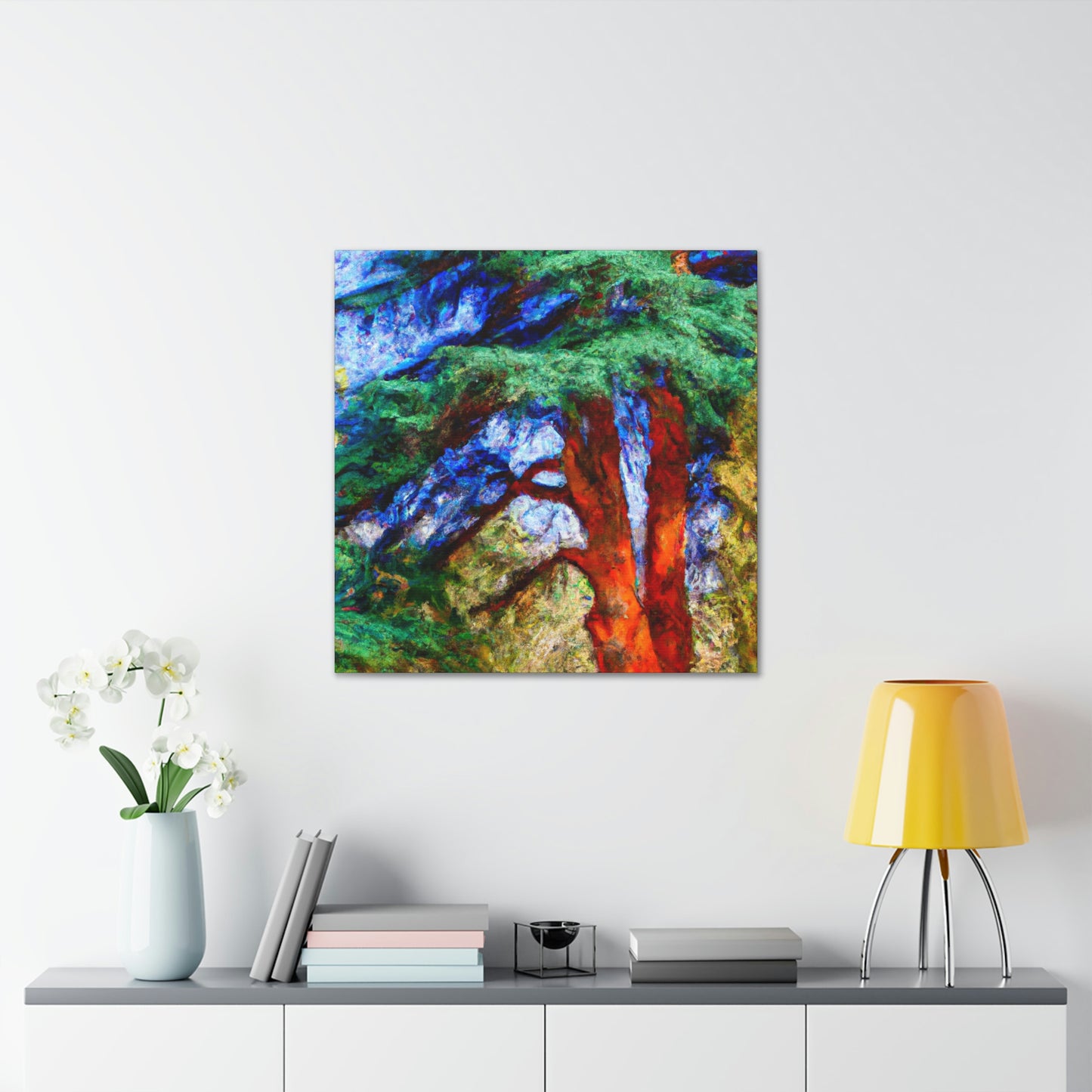 Cedar Tree Fauvism - Canvas