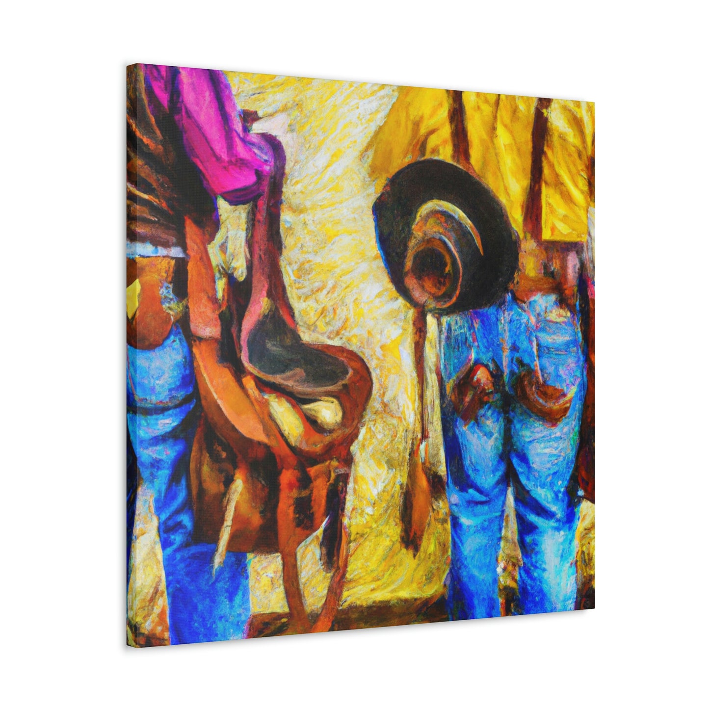 "Saddle Bags Abound" - Canvas