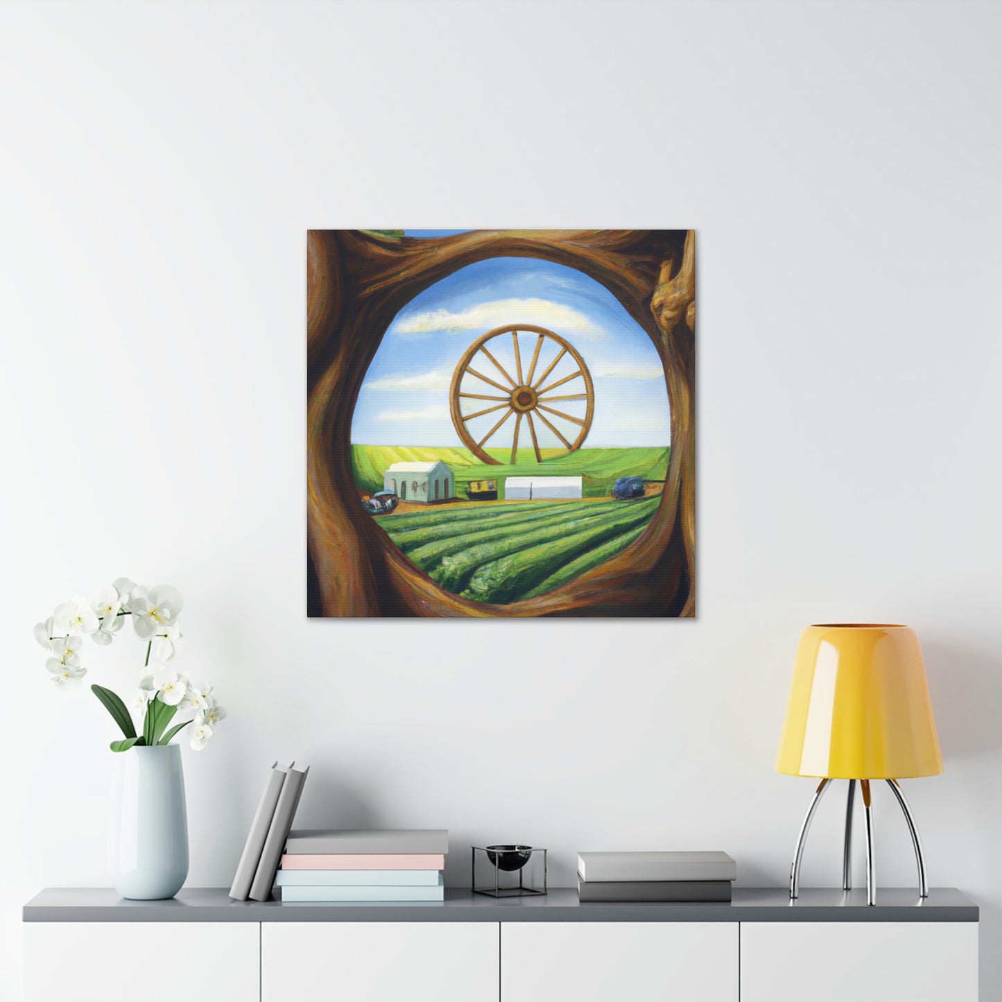 Revolutionary Wagon Wheel - Canvas