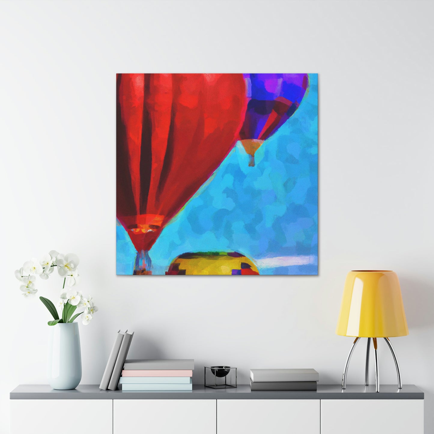 "Ascending Balloon Fantasy" - Canvas